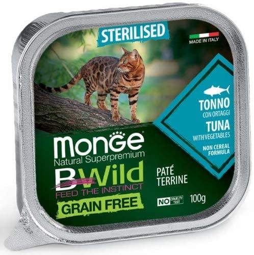Monge Bwild Grain Free Sterilised Tonno 100gr Monge Bwild Grain Free Sterilised Tonno 100gr